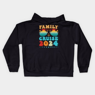 Family Cruise Squad Shirt Birthday Party Cruise Squad 2024 Kids Hoodie
